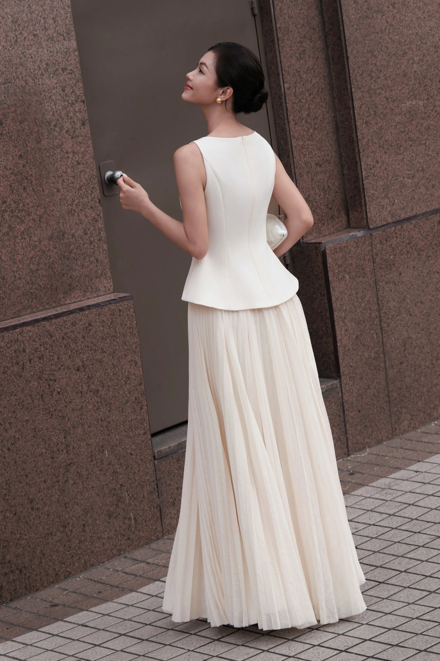 Rose Peplum Top
