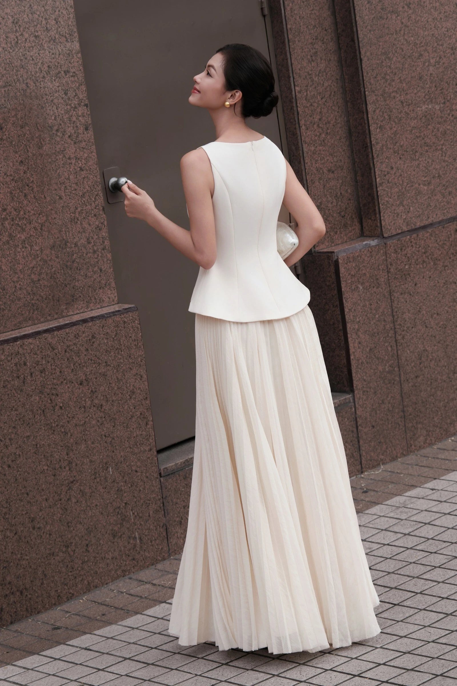 Rose Peplum Top