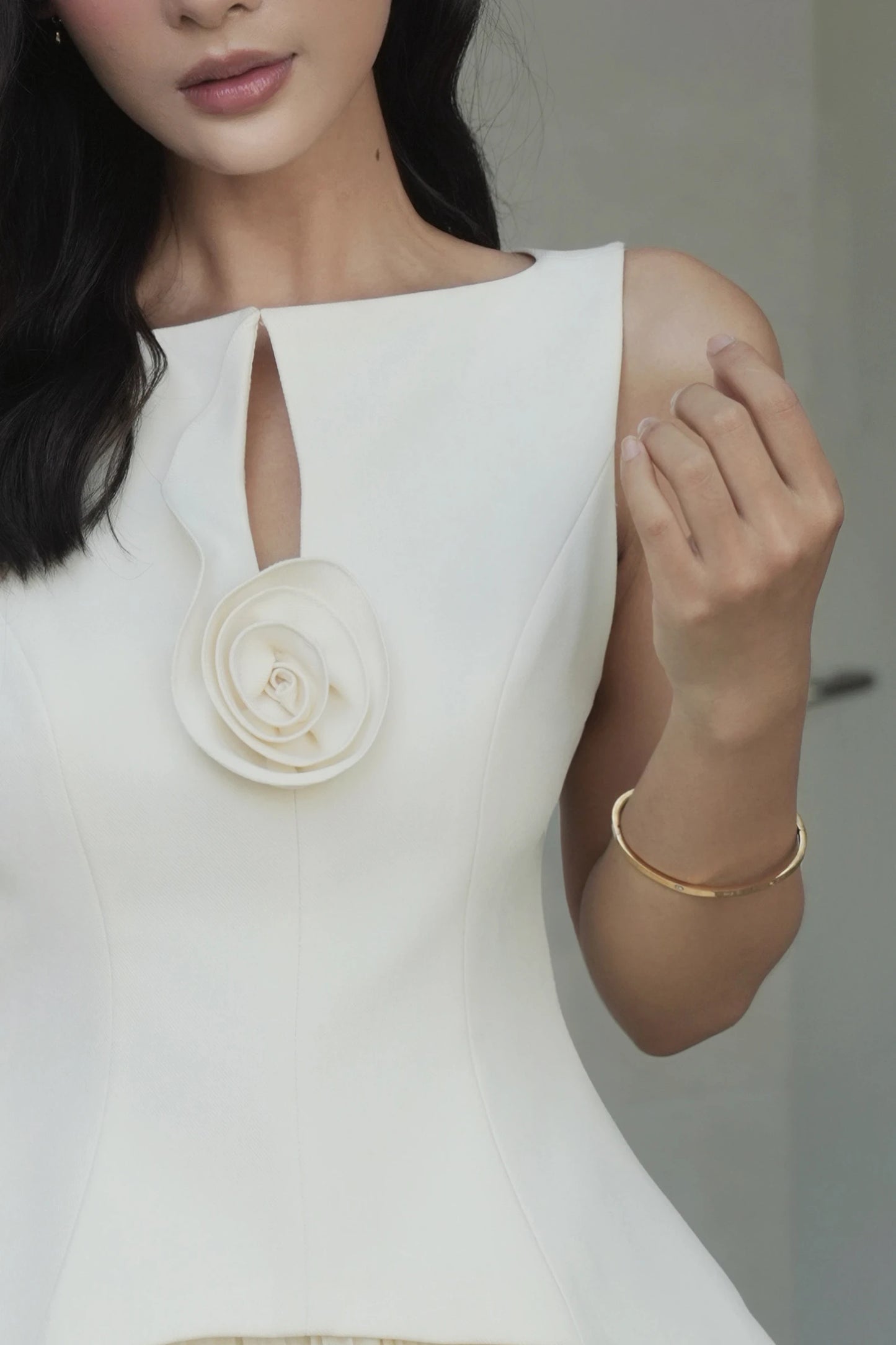 Rose Peplum Top