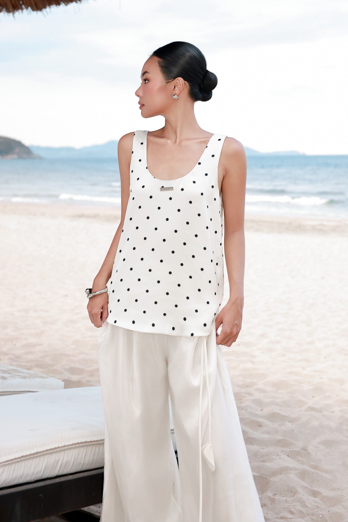 Milk Tea Polka Tank