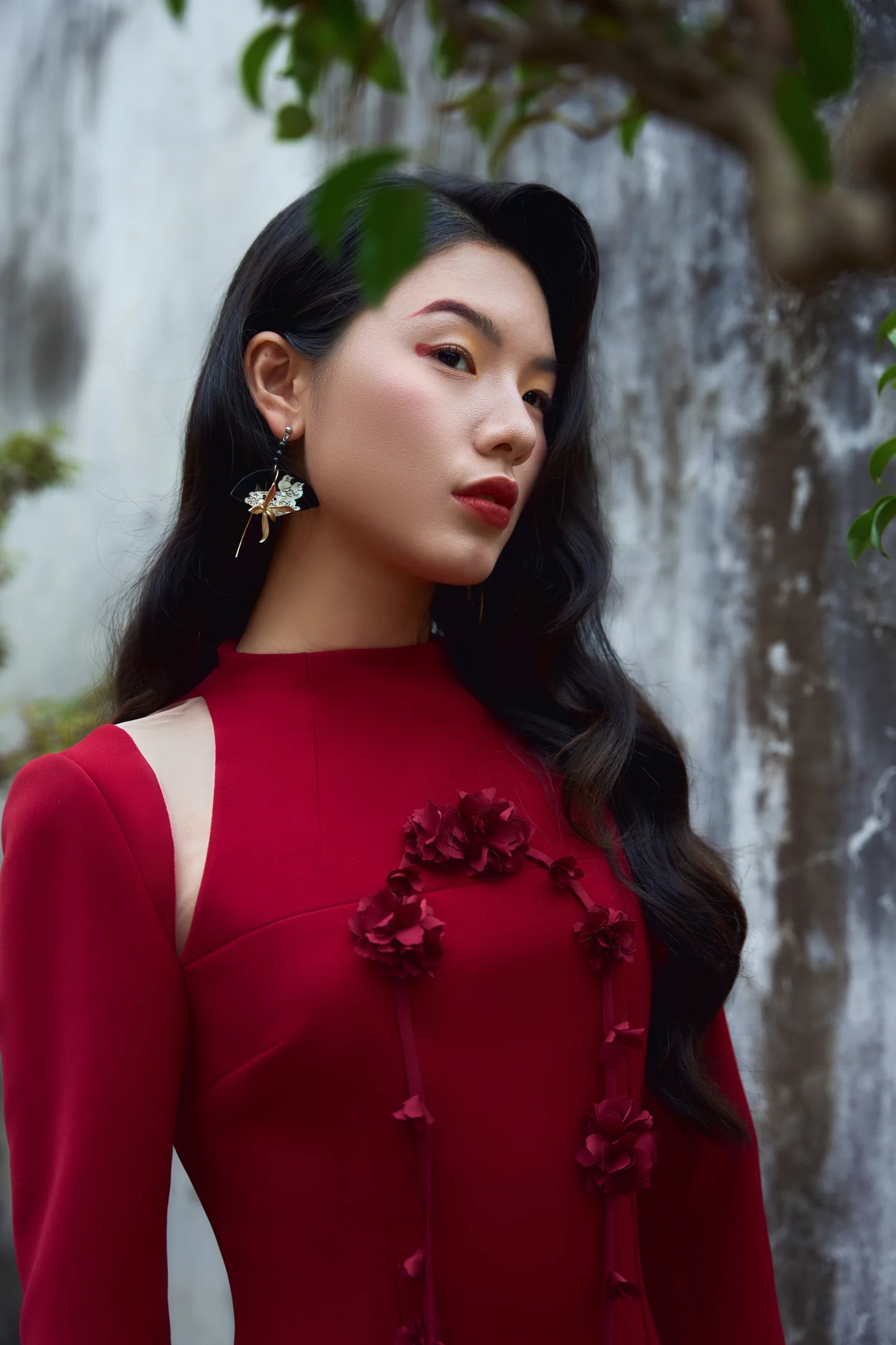 Floral Flow Áo Dài