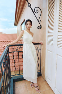 Athena Maxi Dress in cream