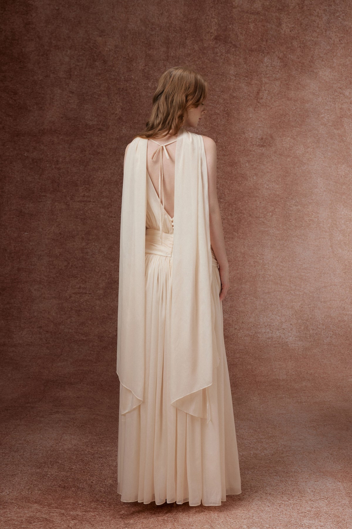 Chiffon Halter Gown