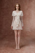 Lace Bow Mini Dress