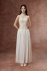 Lace Bodice Chiffon Gown