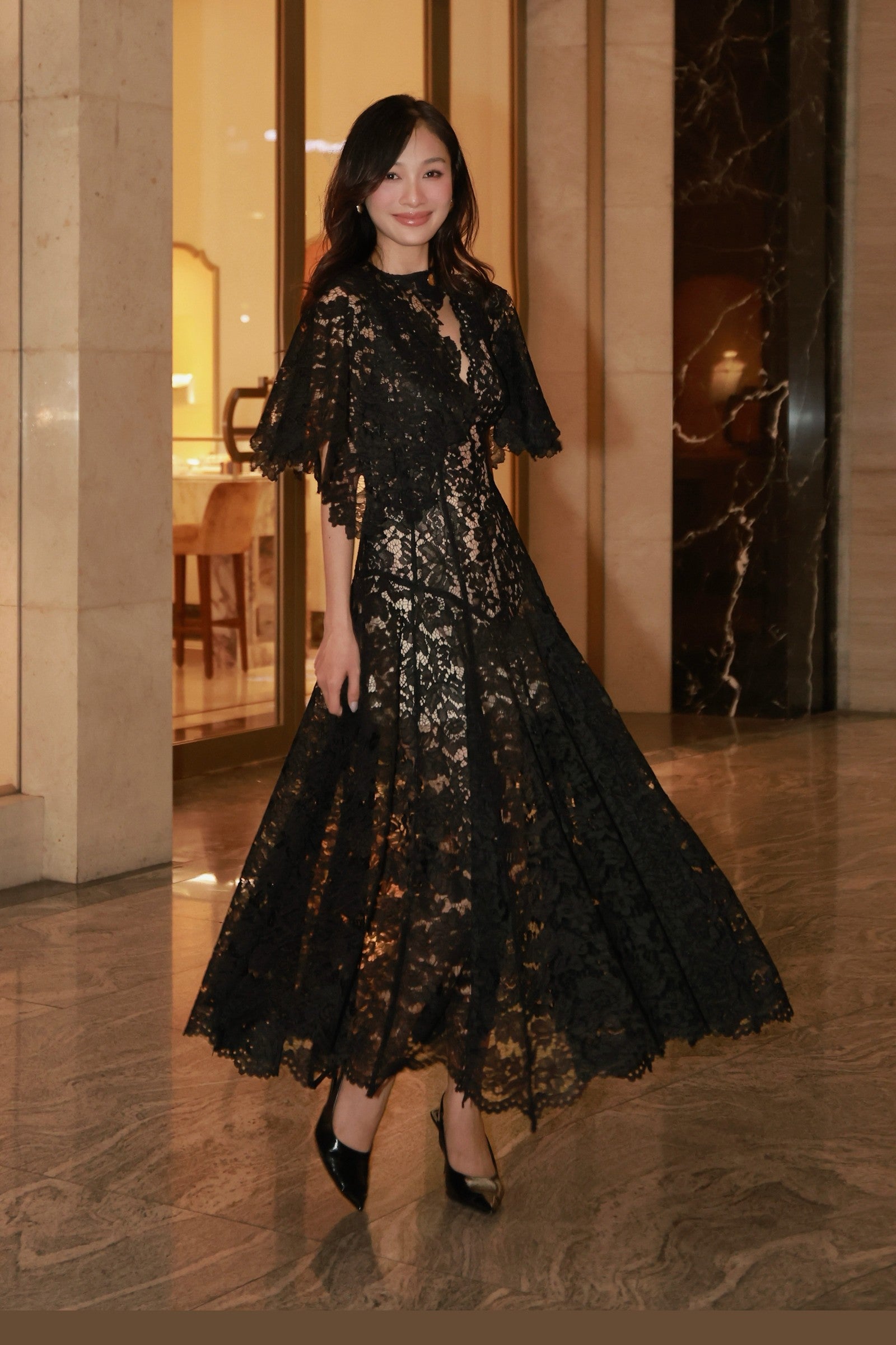 Paris Cape Dress