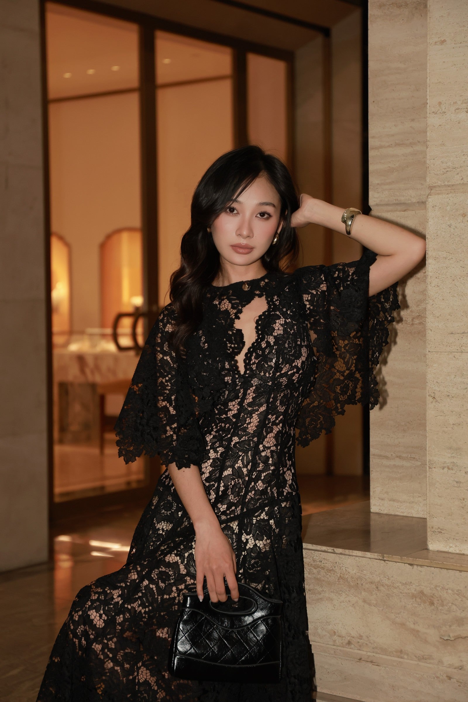 Paris Cape Dress