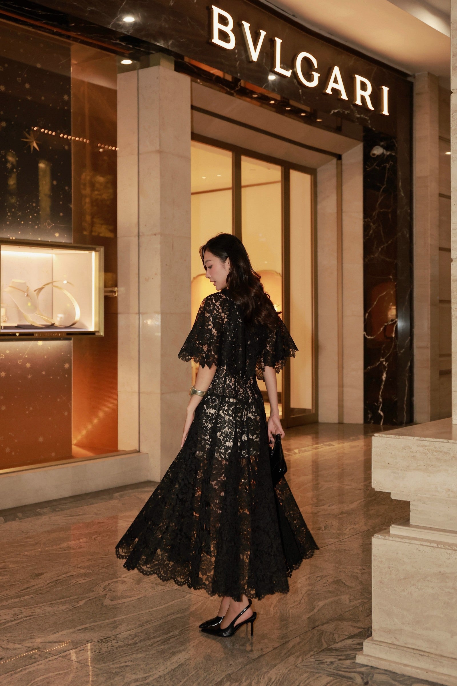 Paris Cape Dress